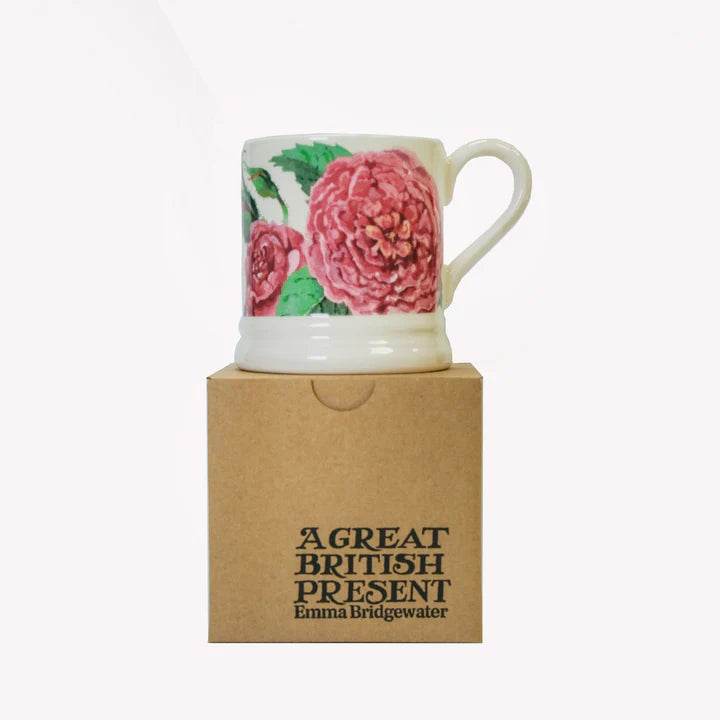 プリントマグカップ(エマ・ブリッジウォーター)- Emma bridgewater rose 1/2 pint mug