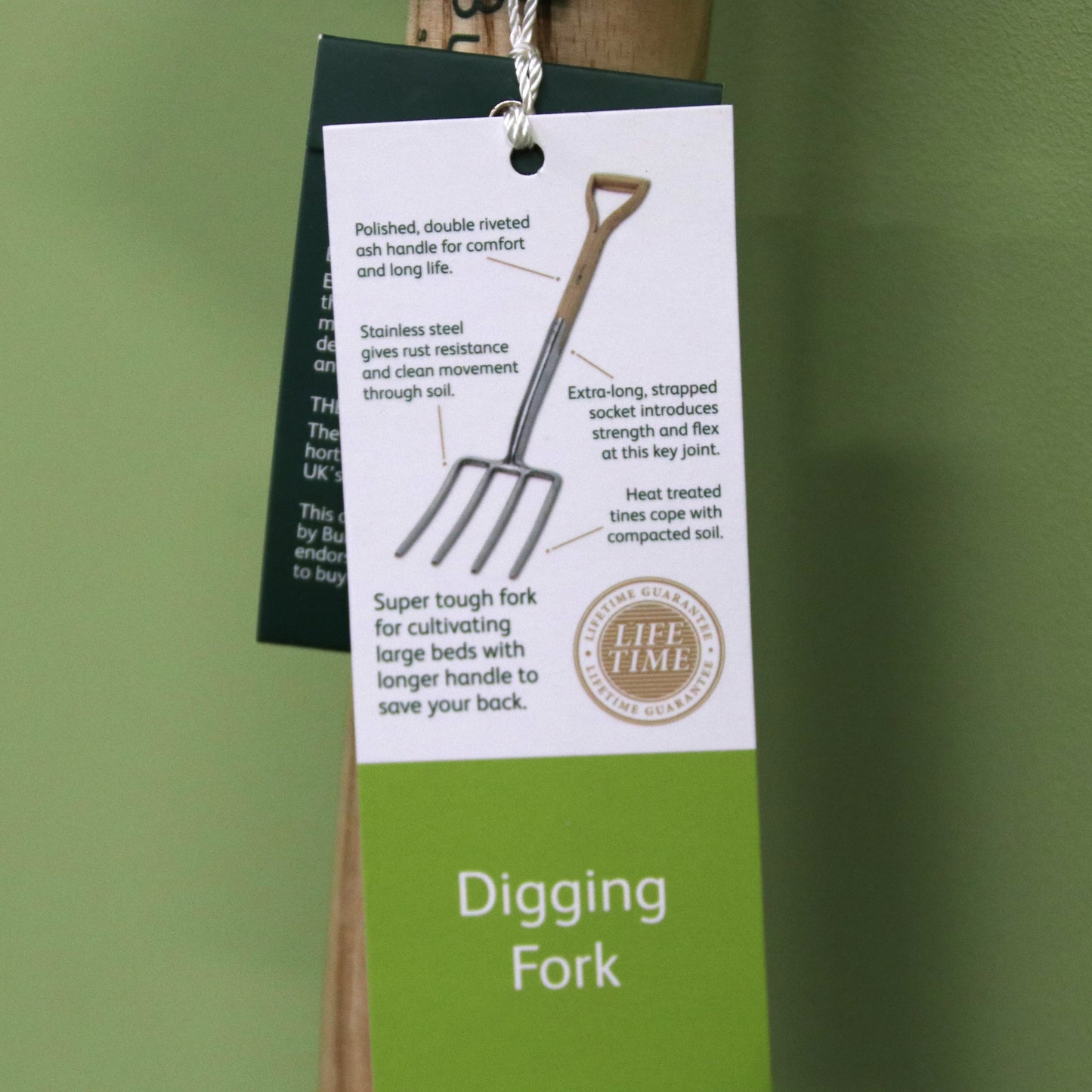 Burgon&Ball社 ディギングフォーク - RHS Digging Fork