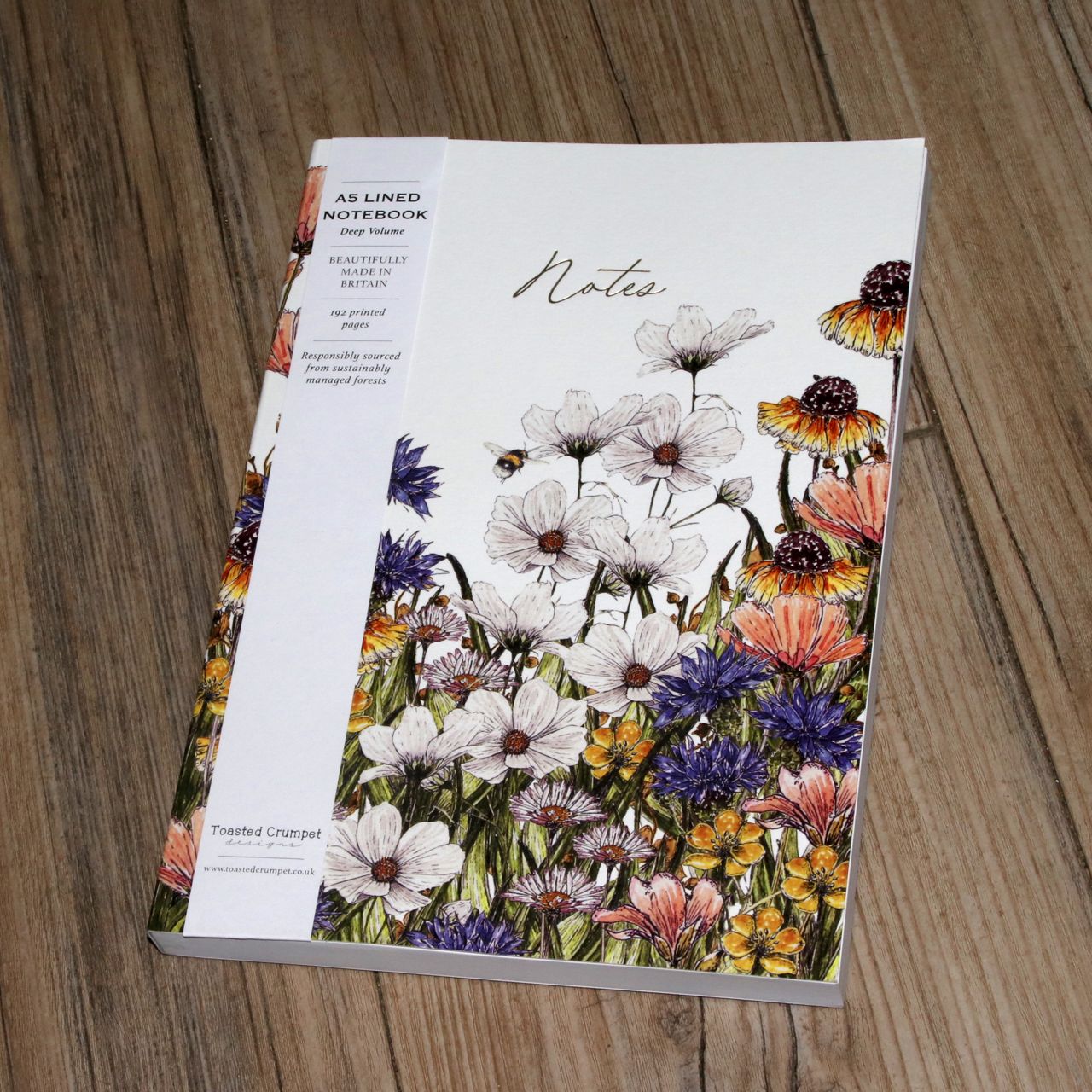 リジェンシー ガーデンズ A5 チャンキー ノート - Regency Gardens A5 Chunky Notebook