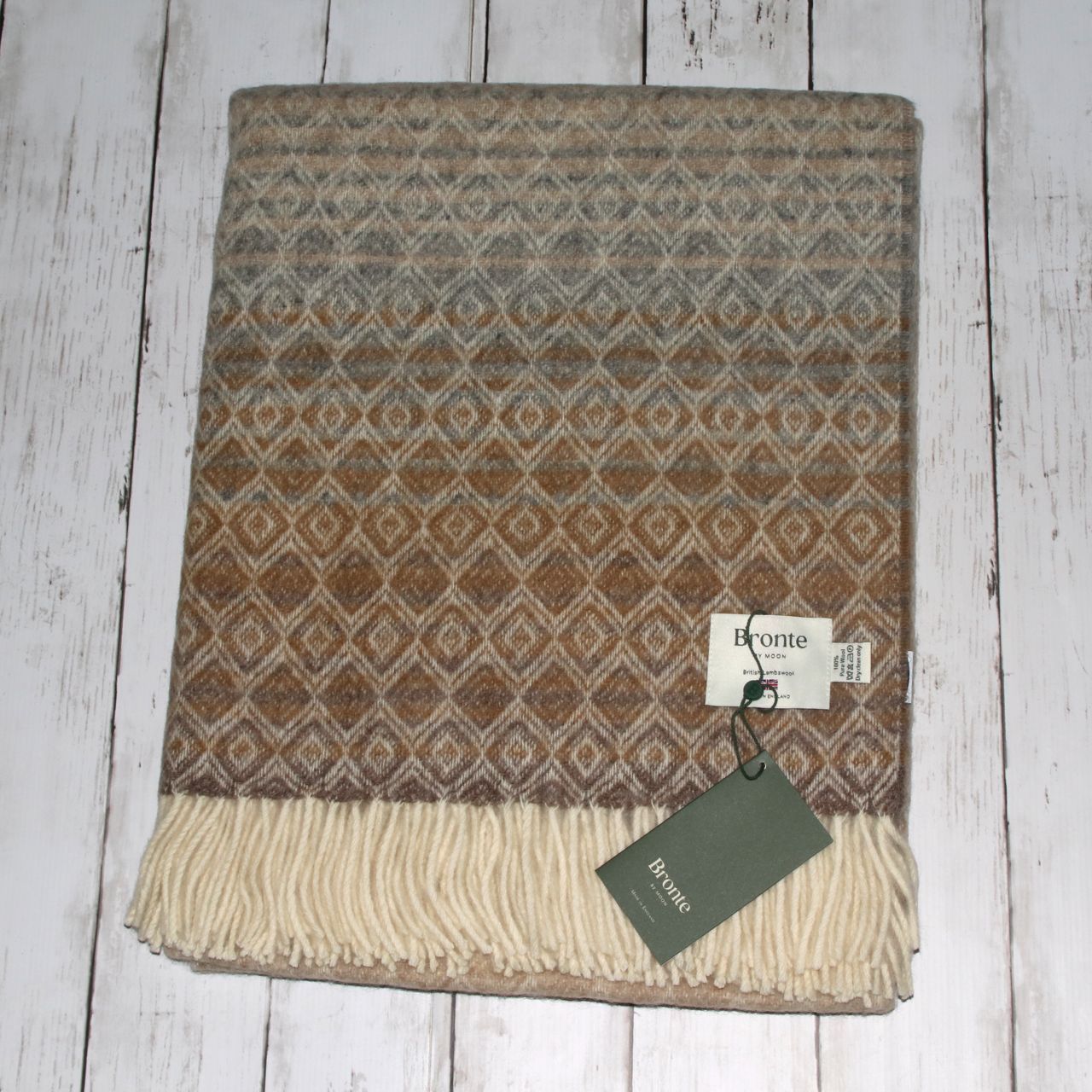 オンブレ ダイヤモンド スロー ナチュラル - Ombre Diamond Throw Natural