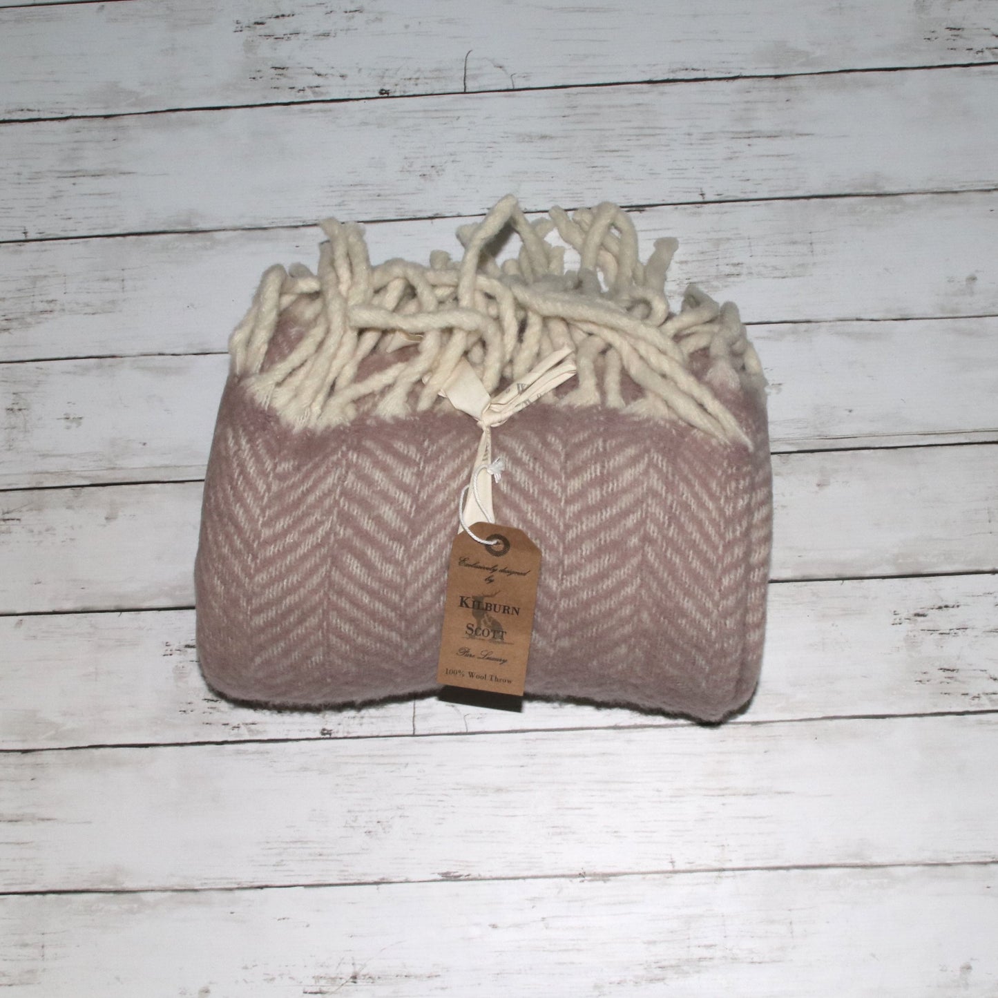 ウール スロー ブラッシュ - Wool Throw Blush