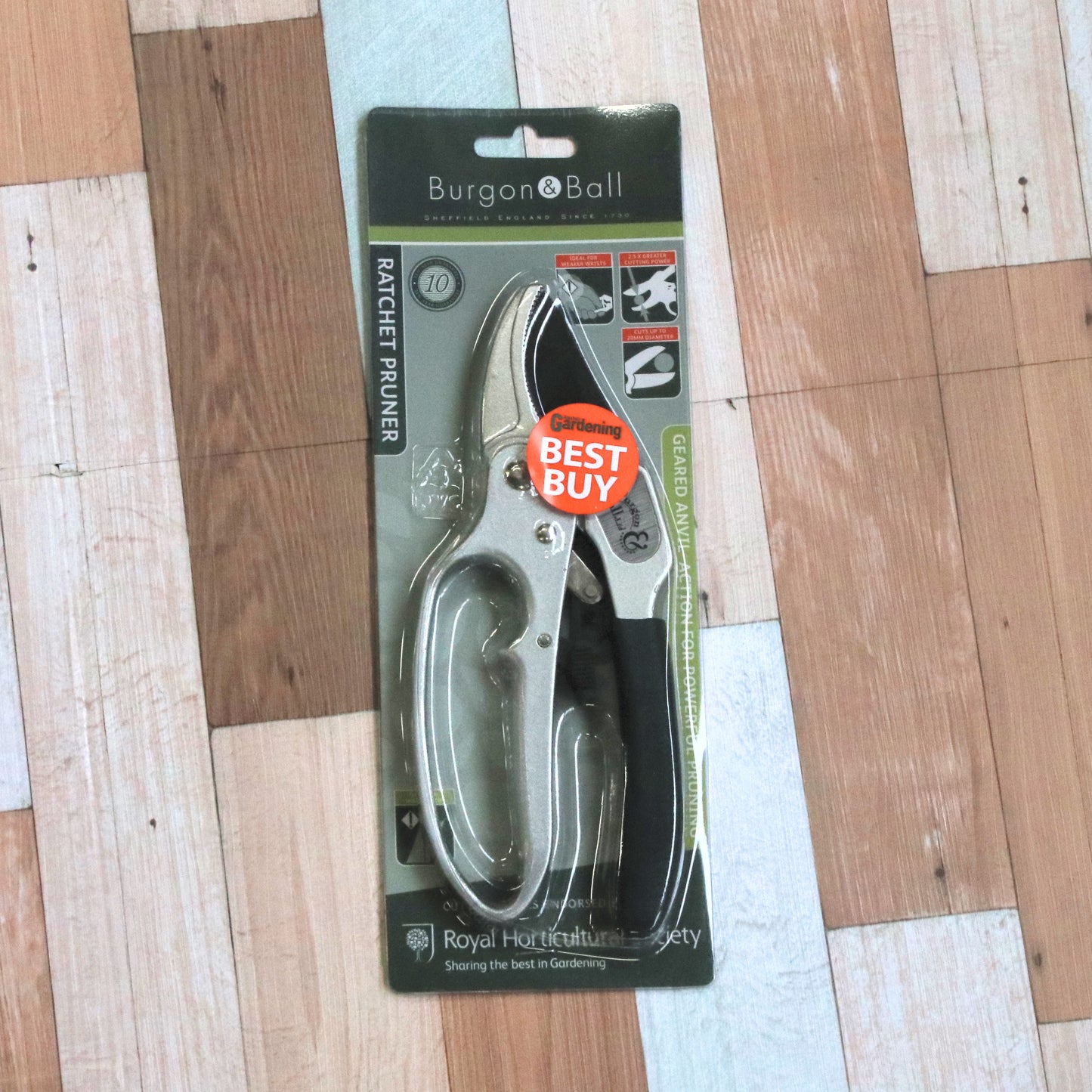 Burgon&Ball社 バラ剪定用はさみ - Burgon & Ball Ratchet Pruner