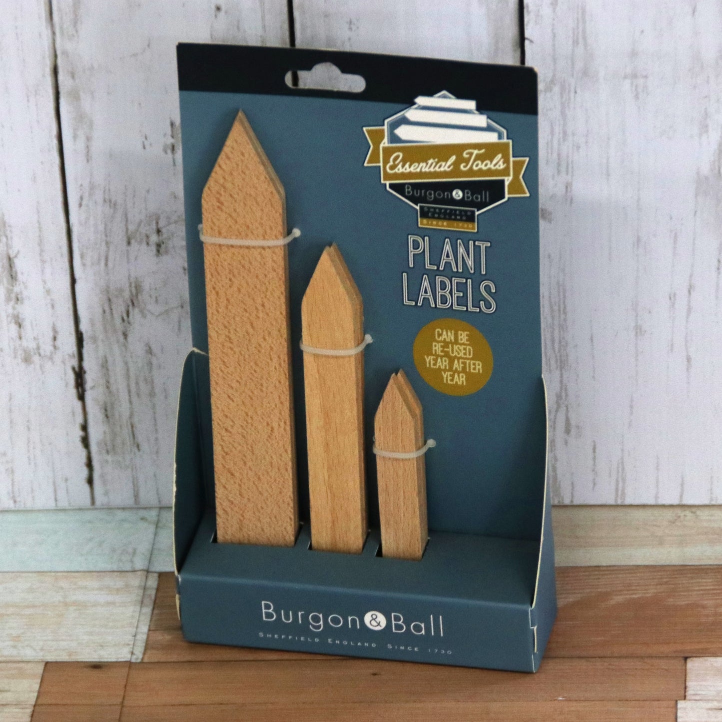 Burgon&Ball社 木製プラントラベル 3種セット - Wooden plant labels set of 3