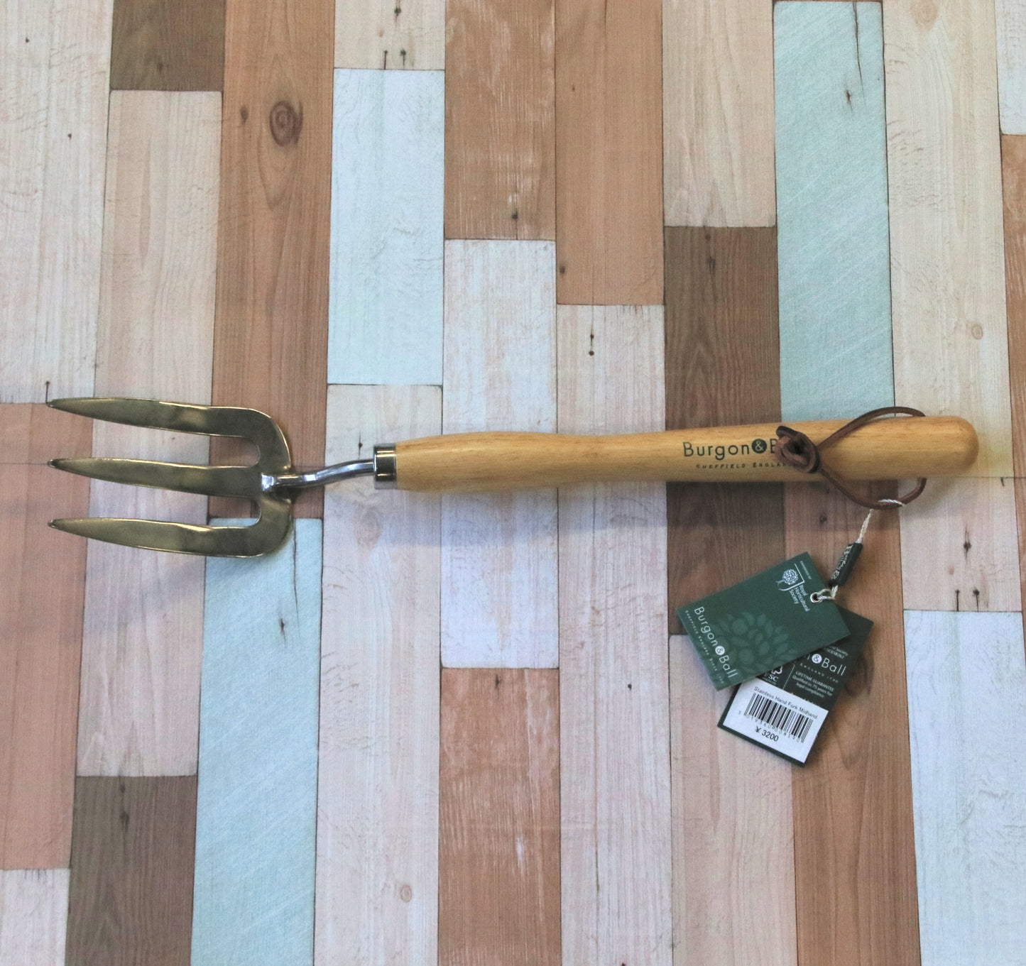 Burgon&Ball社 ステンレス ハンドフォーク 小型鍬 くわ - Stainless Hand Fork Midhand