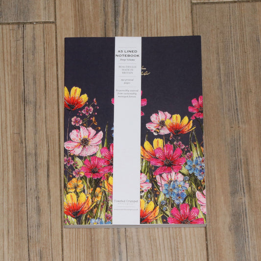レジェンシー ガーデンズ ノワール A5 チャンキー ノートブック - Regency Gardens Noir A5 Chunky Notebook
