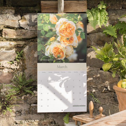 イングリッシュローズ・カレンダー 2026 - Wall Calendar 2026
