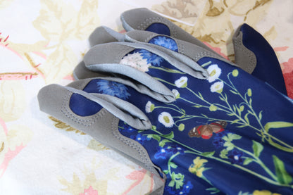 Burgon＆Ball社 ガーデニンググローブ 蝶とフラワー - RHS British Meadow Gloves