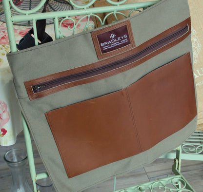 BRADLEYS社 ガーデンハーフエプロン - Heritage linen garden half apron