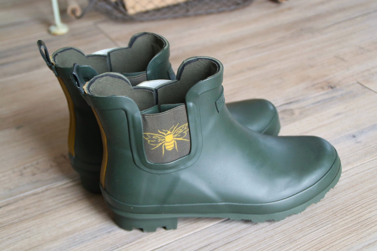 ウェリントンアンクルブーツ - BEES WELLINGTON ANKLE BOOT SIZE 5 (24.0-24.5cm）