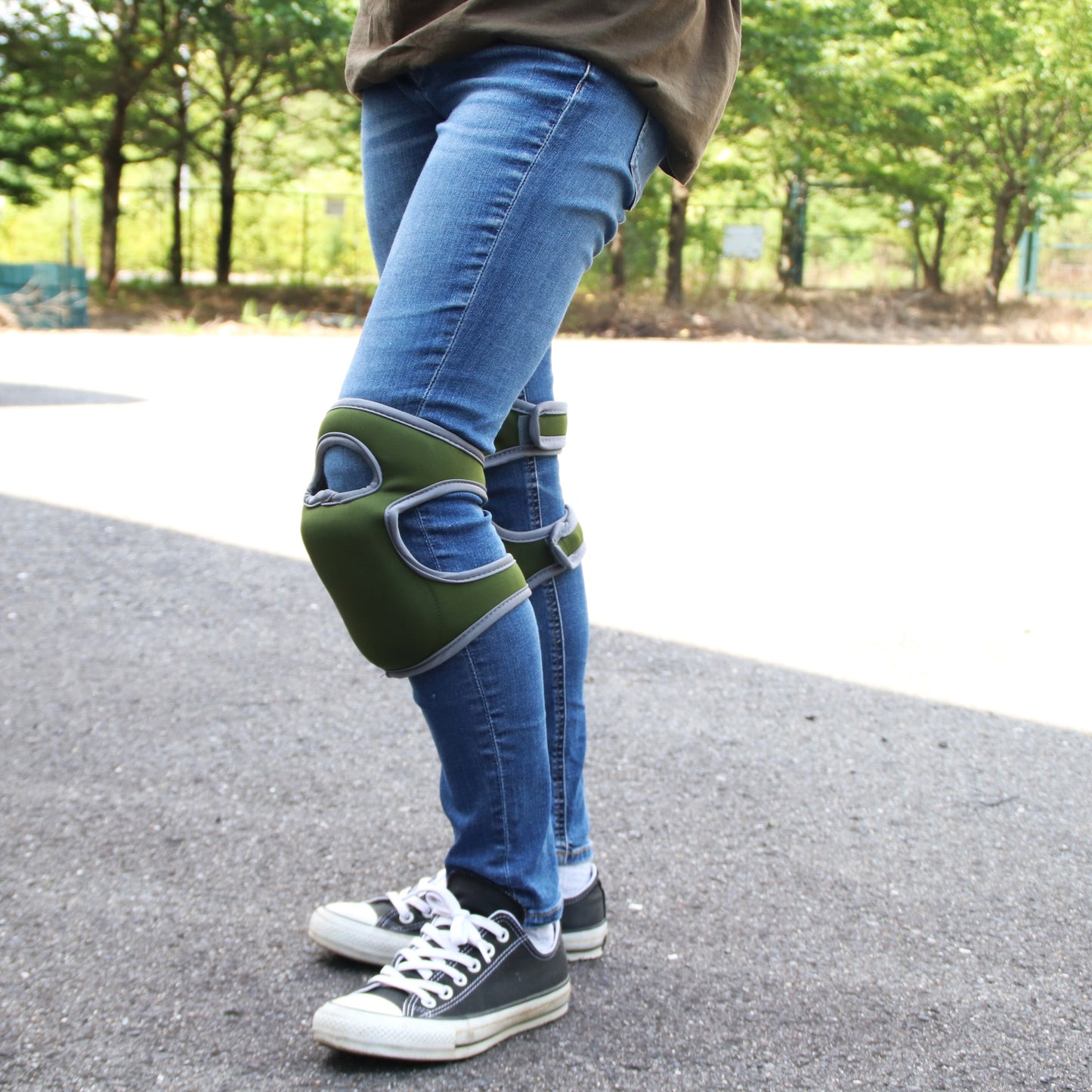 Burgon＆Ball社 ガーデニング膝用サポーター - Knee Pad Moss