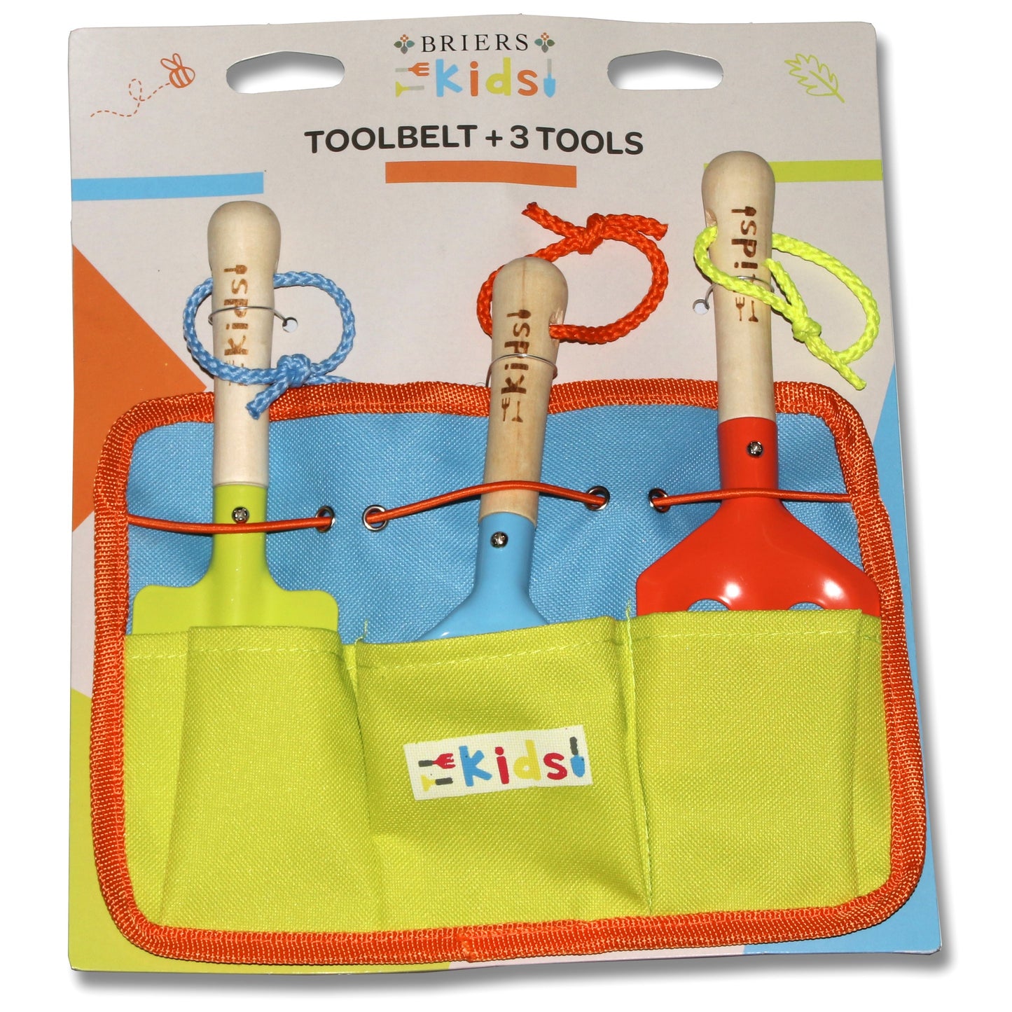 ガーデニングエプロン＆ツールfor Kids - Bright Kids Garden Tool Belt with Tools