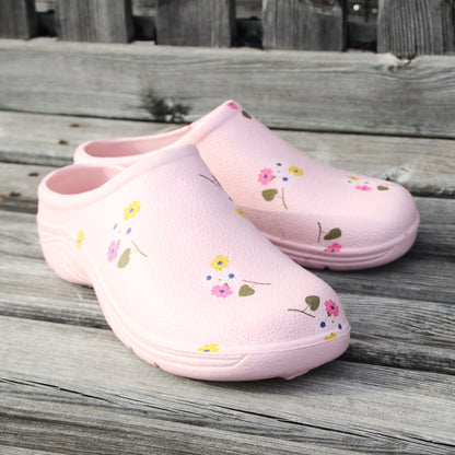 花柄ガーデニングスリッポン（23.0-23.5cm）-Posie comfi clog size 4