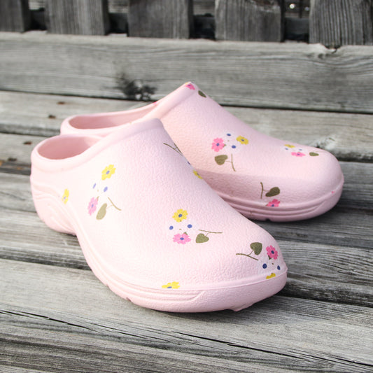 花柄ガーデニングスリッポン（23.0-23.5cm）-Posie comfi clog size 4