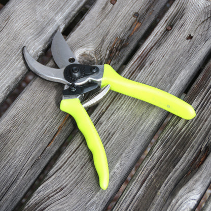Burgon＆Ball社 剪定ばさみ 蛍光イエロー - Florabrite yellow bypass secateurs