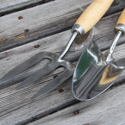 Burgon＆Ball社　ステンレス　ハンドフォーク　小型鍬　くわ - Stainless Hand Fork Midhand
