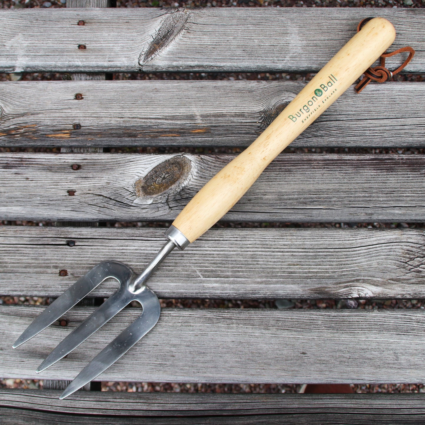 Burgon＆Ball社　ステンレス　ハンドフォーク　小型鍬　くわ - Stainless Hand Fork Midhand