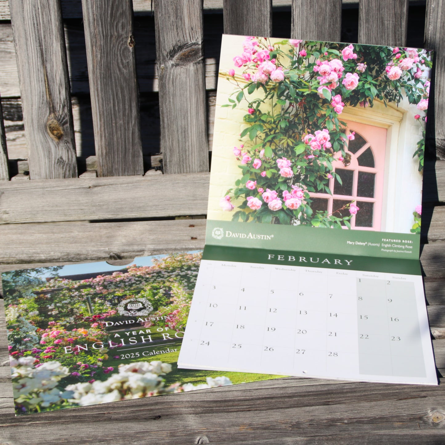 イングリッシュローズ・カレンダー 2025 - Wall Calendar 2025