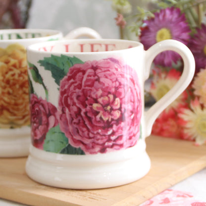 プリントマグカップ（エマ・ブリッジウォーター）- Emma bridgewater rose 1/2 pint mug