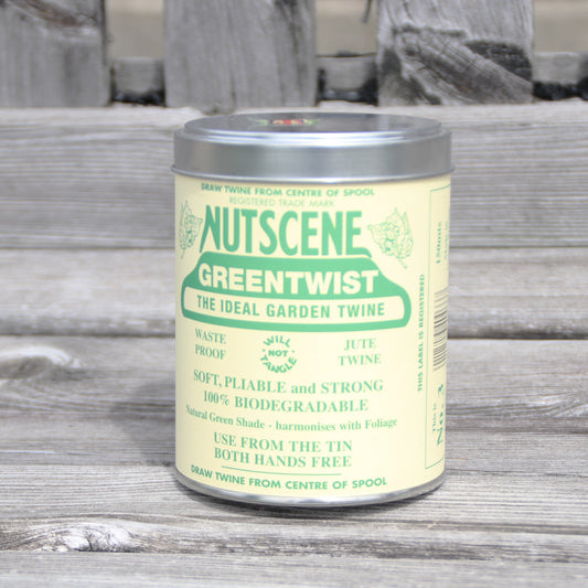 象徴的缶入り麻ひも（緑） - Iconic tin twine green