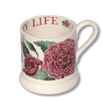 プリントマグカップ（エマ・ブリッジウォーター）- Emma bridgewater rose 1/2 pint mug