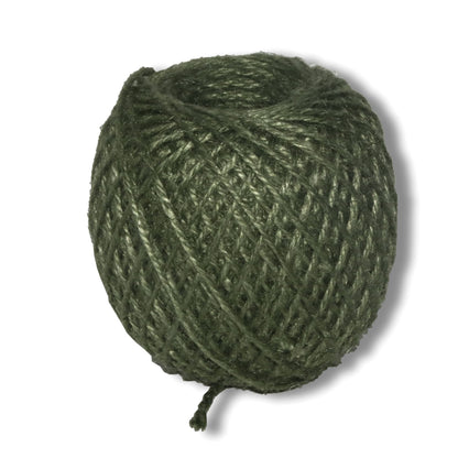緑色のジュートツワインボール 250g - Jute Twine Ball Green 250g
