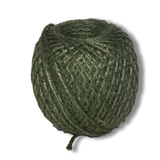 緑色のジュートツワインボール 250g - Jute Twine Ball Green 250g