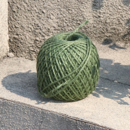 緑色のジュートツワインボール 250g - Jute Twine Ball Green 250g