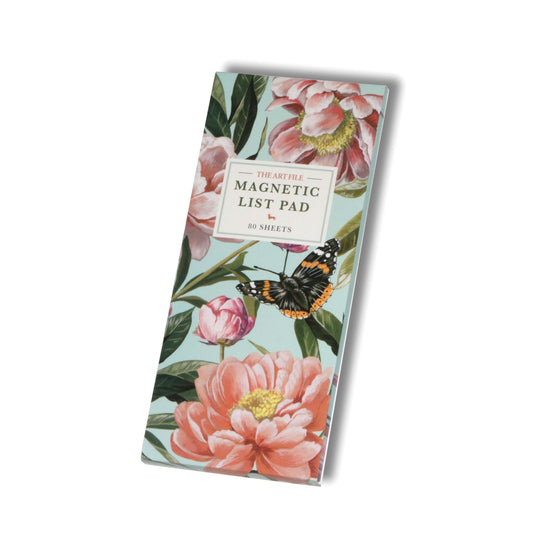 バタフライ＆ローズ マグネティックリストパッド - Butterflies & Roses Magnetic list pad