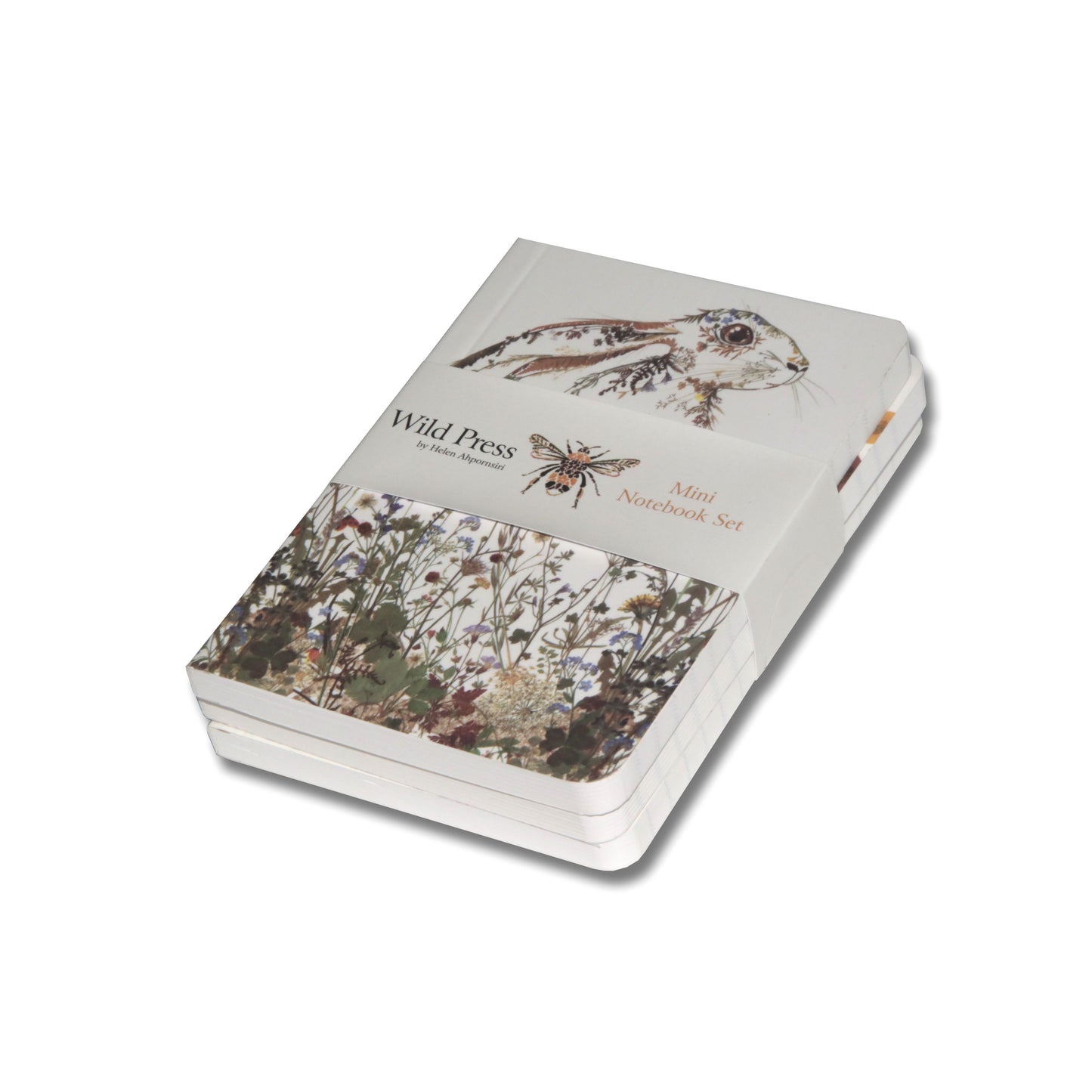 ワイルドプレス ワイルドフラワー ヘア ノートブック 3冊セット - Wild press Wildflower Hare set of 3 notebooks