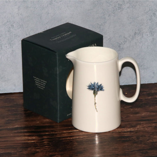 リジェンシー ガーデンズ コーンフラワー ハーフ パイント フラワー ジャグ - Regency Gardens Cornflower Half Pint Flower Jug