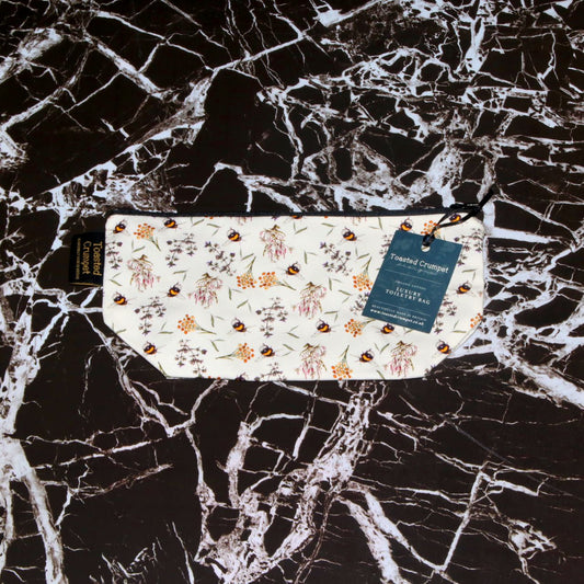 ビー ハニーサックル コスメティック バッグ - Bee & Honeysuckle Cosmetic Bag