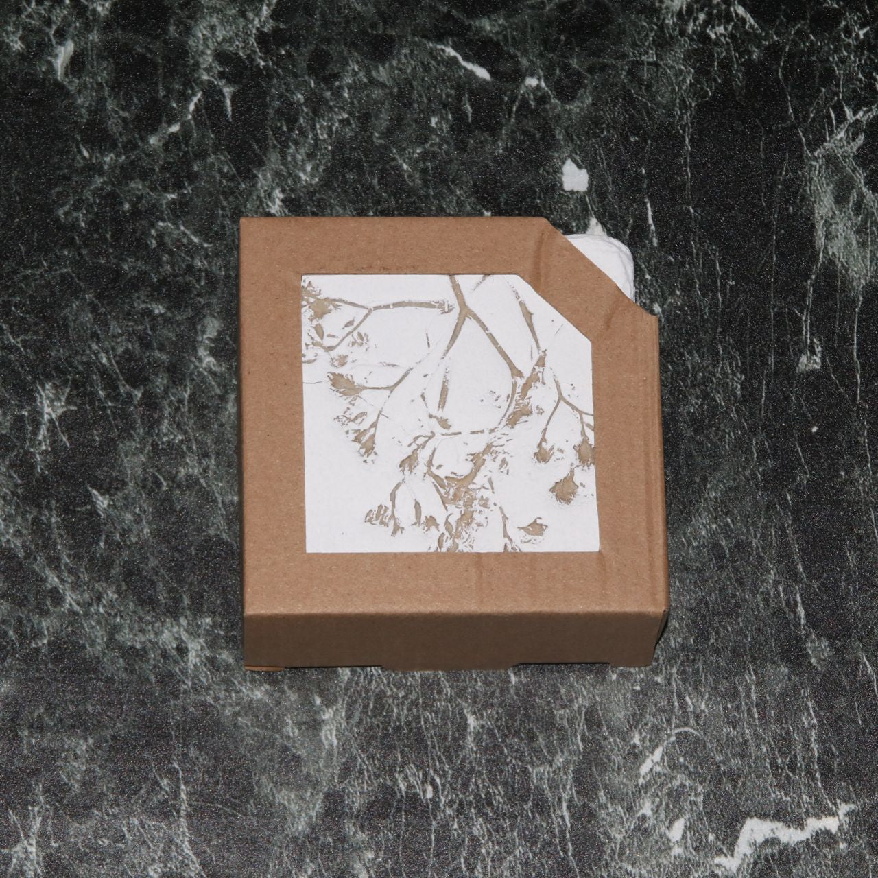 花柄コースター 4点セット - Set Of 4 Flower Imprint Coasters