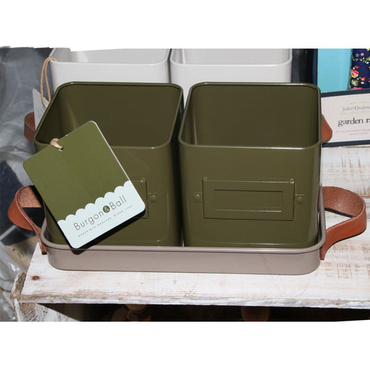ハーブポット オリーブ[2点セット] - HERB POTS OLIVE [SET OF 2]