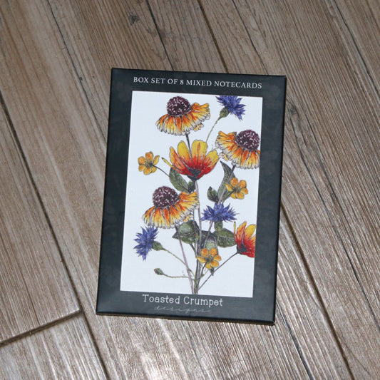 レジェント ガーデンズ ボックス入り ミニ ノートカード - Regency Gardens Boxed Mini Notecards
