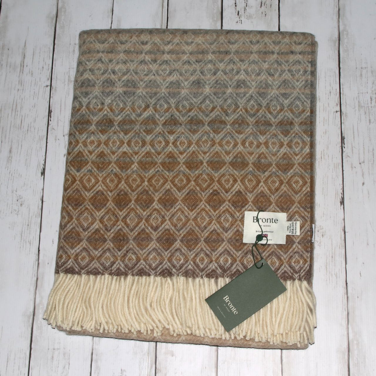 オンブレ ダイヤモンド スロー ナチュラル - Ombre Diamond Throw Natural