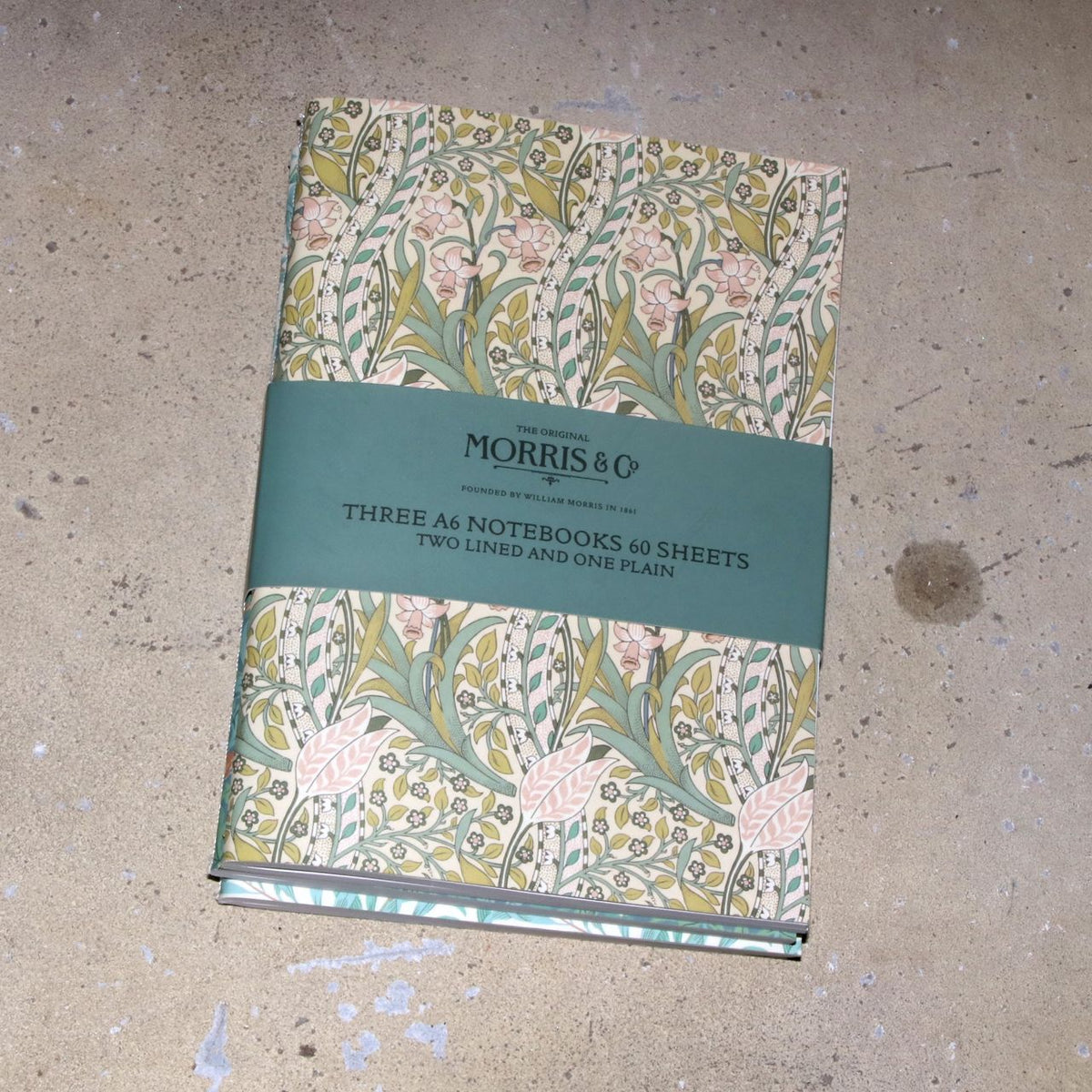 ウィリアム・モリス A6 ノート 3冊セット - William Morris A6 Set of 3 Notebooks