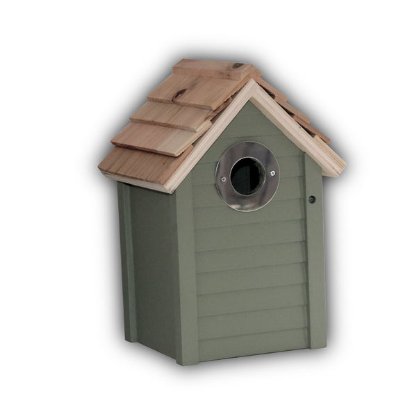 ネストボックス(鳥の巣箱/グリーン) - NEW ENGLAND NEST BOX