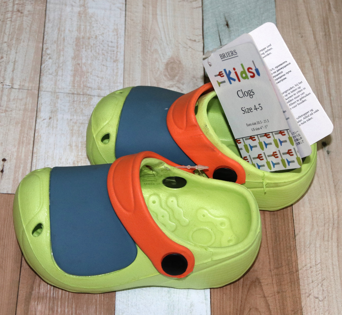 Briers クロッグサンダル for Kids - Bright Kids Garden Clog