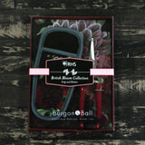 Burgon＆Ball社 園芸用小型はさみ＆ホルダー ギフトセット ダリアとボタン - RHS British Bloom Gift Boxed Snip and holster
