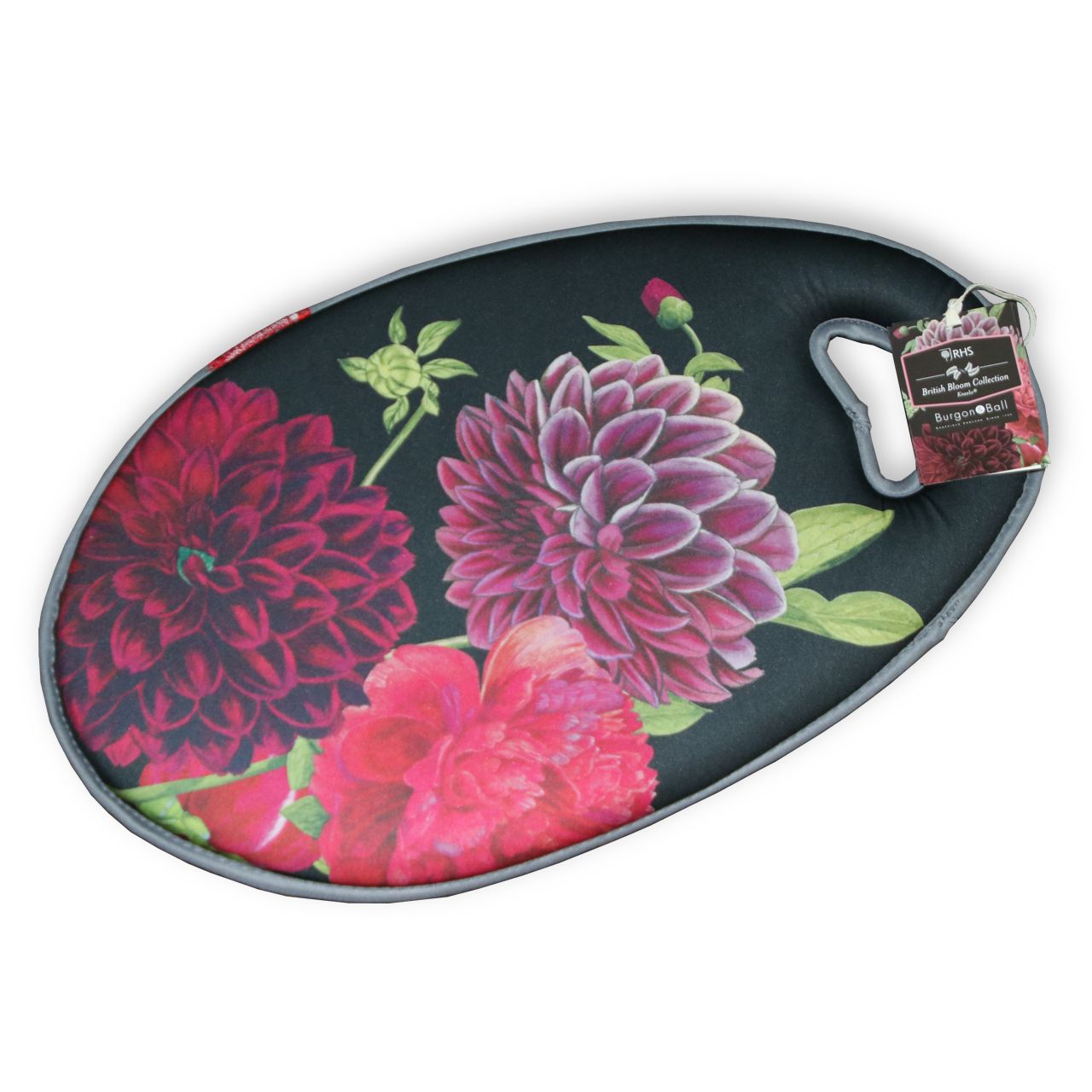 Burgon＆Ball社 園芸用クッション　ダリアとボタン - RHS British Bloom Kneelo